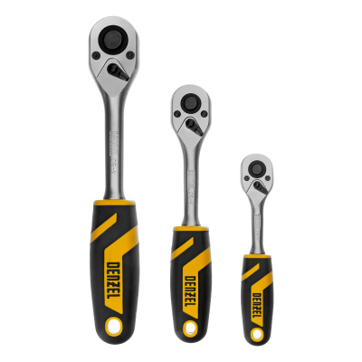 Набор инструментов, 1/2", 1/4", 3/8", CrV, S2, пластиковый кейс, 216 предметов Denzel по ценам производителя в Москве с доставкой по всей России