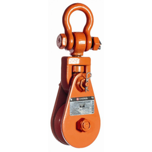 Блок шкивовый однорольный с проушиной 8 т, D каната 20 - 22 мм LS, СибТаль по ценам производителя в Москве с доставкой по всей России