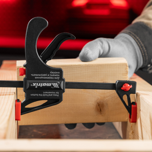 Струбцина универсальная, быстрозажимная, F-образная, 450 х 565 х 45 мм, пластиковый корпус Matrix по ценам производителя в Москве с доставкой по всей России