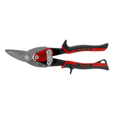 Ножницы по металлу, 250 мм, левый рез, сталь CRMO, двухкомпонентные рукоятки, PRO Matrix по ценам производителя в Москве с доставкой по всей России