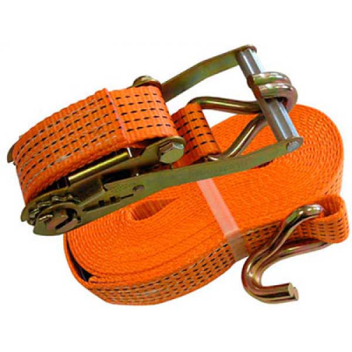 Ремень стяжной  3,5 / 7 тн, РС 10 м x 75 мм, полиэстер, с крюками, храповиком | СибТаль по ценам производителя в Москве с доставкой по всей России