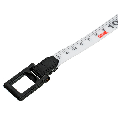 Рулетка геодезическая 30 м х 15 мм, закрытый корпус, фиберглассовая лента Denzel по ценам производителя в Москве с доставкой по всей России