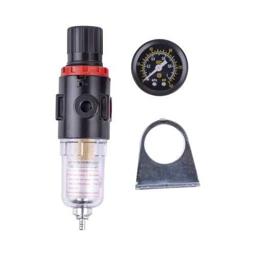 Регулятор давления AERO с манометром и фильтром-осушителем 1/4 F по ценам производителя в Москве с доставкой по всей России