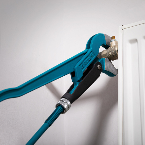 Ключ трубный рычажный 1.5, №2, цельнокованый, CrV, тип "S" Gross по ценам производителя в Москве с доставкой по всей России