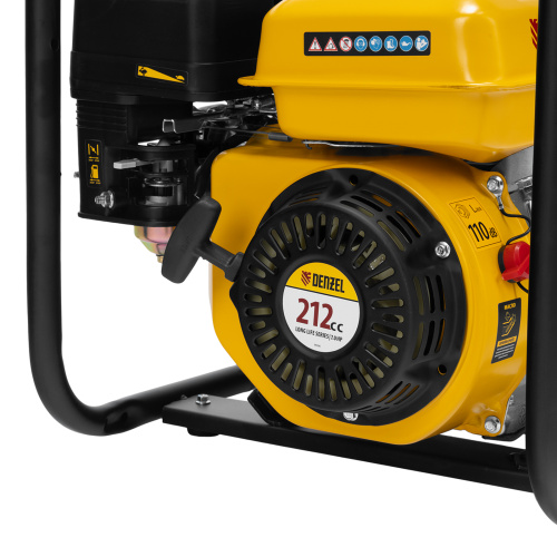 Мотопомпа бензиновая для грязной воды PX-80D7, 7 л.с., 3", 1300 л/мин, глуб 8 м,напор 30 м Denzel по ценам производителя в Москве с доставкой по всей России