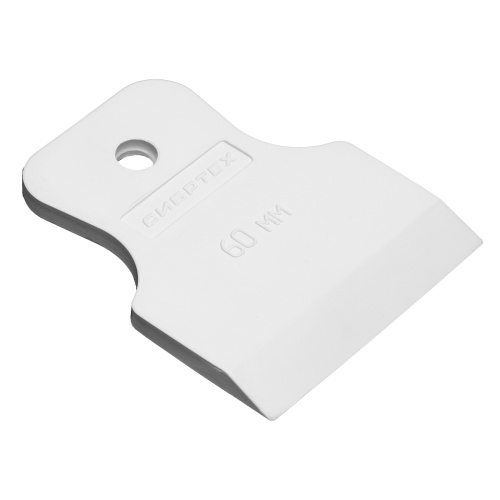 Шпатель, белая резина, 60 мм Сибртех по ценам производителя в Москве с доставкой по всей России