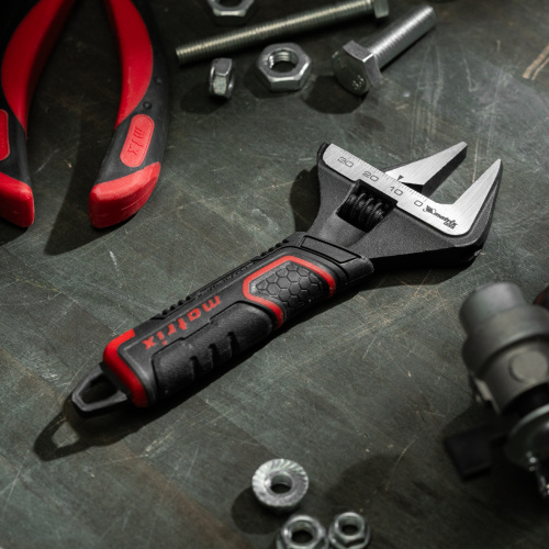 Ключ разводной, тонкие губки, фосфатированный, двухкомпонентная рукоятка, 150 мм, PRO Matrix по ценам производителя в Москве с доставкой по всей России