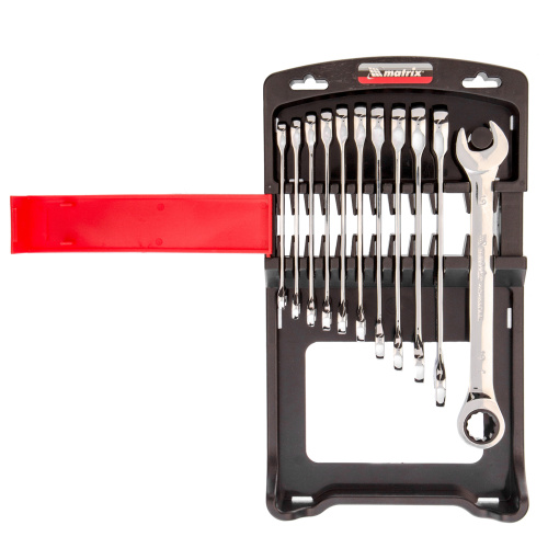 Набор ключей комбинированных, трещоточных 11 шт. Matrix по ценам производителя в Москве с доставкой по всей России