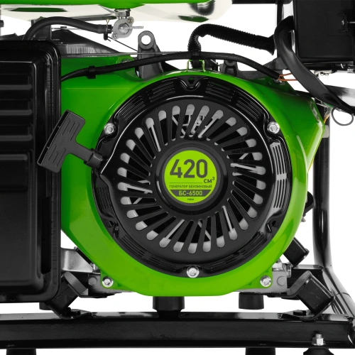 Генератор бензиновый БС-6500, 5.5 кВт, 230В, четырехтактный, 25 л, ручной стартер Сибртех по ценам производителя в Москве с доставкой по всей России