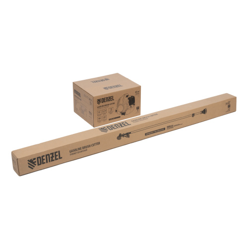 Триммер бензиновый DT-43E, 43 см3, неразъемная штанга, электростартер, состоит из 2 частей Denzel по ценам производителя в Москве с доставкой по всей России