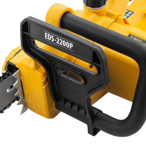 Пила цепная электрическая EDS-2200P, 2.2 кВт,поперечная, шина 45 см, шаг 3/8, паз 1.3 мм, 63 звена Denzel по ценам производителя в Москве с доставкой по всей России