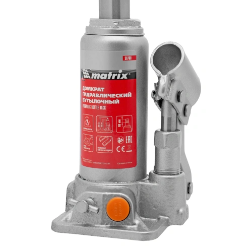 Домкрат гидравлический бутылочный, 2 т, h подъема 158-308 мм Matrix по ценам производителя в Москве с доставкой по всей России