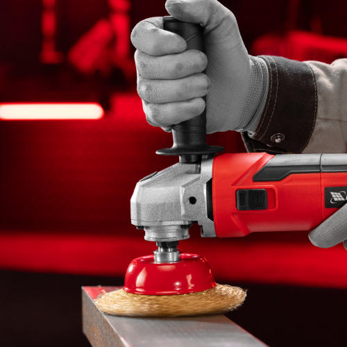 Щетка для УШМ, 100 мм, М14, "чашка", латунированная витая проволока Matrix по ценам производителя в Москве с доставкой по всей России