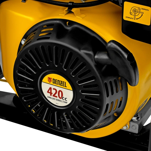 Генератор бензиновый GE 6900, 5.5 кВт, 220 В/50 Гц, 25 л, ручной старт Denzel по ценам производителя в Москве с доставкой по всей России