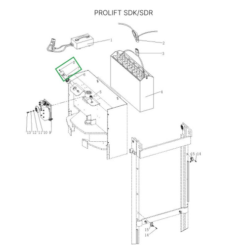 Аварийный выключатель для штабелеров SDR/SDK и SPN, для тележек SK20 по ценам производителя в Москве с доставкой по всей России