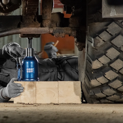 Домкрат гидравлический бутылочный телескопический, 10 т, подъем 180-430 мм Stels по ценам производителя в Москве с доставкой по всей России