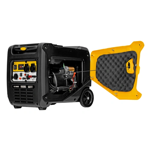 Генератор инверторный GS-5500iSE, 5,5 кВт, 230 В, закрытый корпус,электростартер Denzel по ценам производителя в Москве с доставкой по всей России