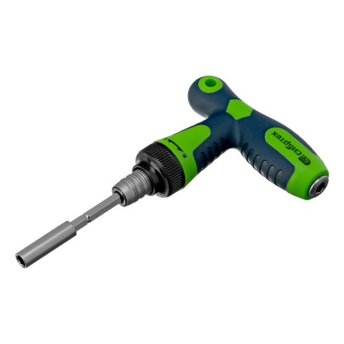 Отвертка Т-образная реверсивная с набором бит, торцевых головок, 33 предмета, CrV Сибртех по ценам производителя в Москве с доставкой по всей России