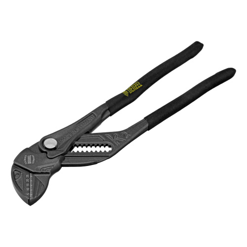 Клещи переставные, кнопочный механизм, обливные рукоятки, сантехнические, 250 мм Denzel по ценам производителя в Москве с доставкой по всей России