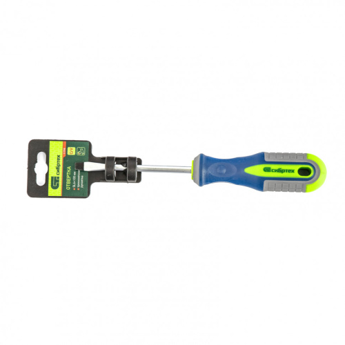 Отвертка, SL6 х 100 мм, CrV, трехкомпонентная рукоятка Сибртех по ценам производителя в Москве с доставкой по всей России