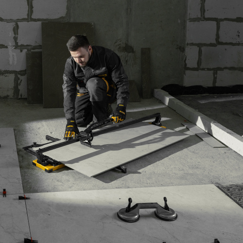 Плиткорез рельсовый 1200х16мм, каретка на подш., стальная станина, усил. рукоятка-пенал Denzel по ценам производителя в Москве с доставкой по всей России