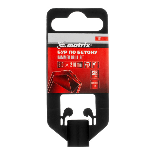 Бур по бетону, 6.5 x 210 мм, SDS Plus Matrix по ценам производителя в Москве с доставкой по всей России