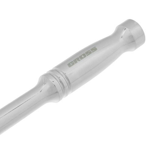 Ключ-трещотка 1/4", CrV, 120 зубьев, цельнометаллический, хром Gross по ценам производителя в Москве с доставкой по всей России