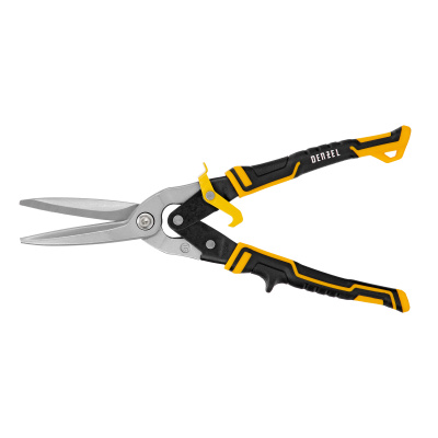 Ножницы по металлу, 315 мм, прямой проходной рез, сталь-CrMo, трехкомпонентные рукоятки Denzel по ценам производителя в Москве с доставкой по всей России