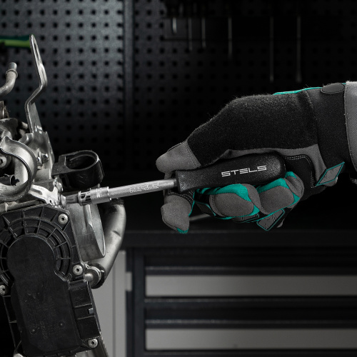 Набор инструментов, 1/2", 1/4", CrV, пластиковый кейс 76 предметов Stels по ценам производителя в Москве с доставкой по всей России