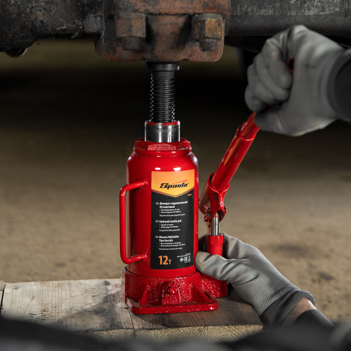 Домкрат гидравлический бутылочный, 12 т, h подъема 210-400 мм Sparta по ценам производителя в Москве с доставкой по всей России