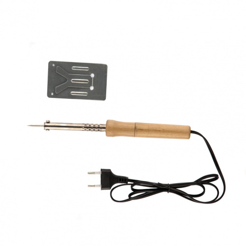 Паяльник с ручкой из дерева, 30 Вт, 220 В Sparta по ценам производителя в Москве с доставкой по всей России