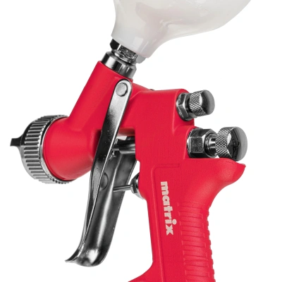 Краскораспылитель HP пневмат. с верхним бачком V= 0,6 л, сопло диаметром 1.7 мм Matrix по ценам производителя в Москве с доставкой по всей России