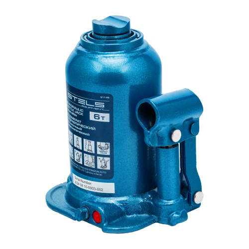 Домкрат гидравлический бутылочный телескопический, 6 т, подъем 180-410 мм Stels по ценам производителя в Москве с доставкой по всей России