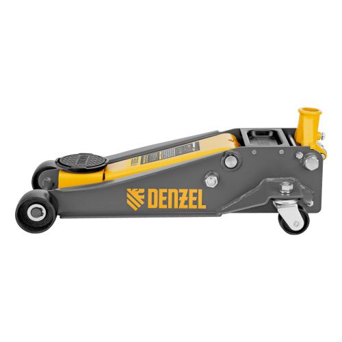 Домкрат гидравлический подкатной, 3 т, 125-470 мм, быстрый подъем, проф. Denzel по ценам производителя в Москве с доставкой по всей России