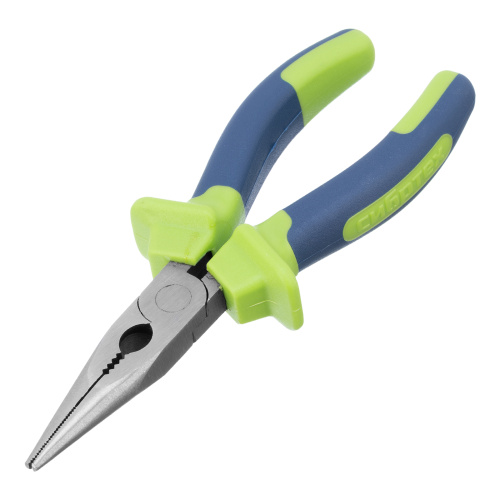 Длинногубцы прямые, 160 мм, двухкомпонентные рукоятки Сибртех по ценам производителя в Москве с доставкой по всей России