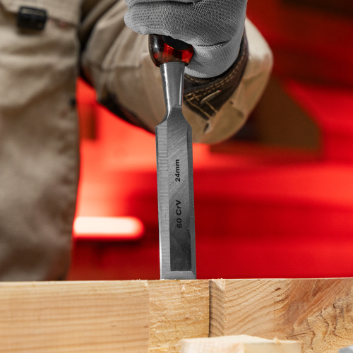 Набор долот-стамесок плоских "Тигровый глаз", 4 шт, 6-12-18-24 мм Matrix по ценам производителя в Москве с доставкой по всей России