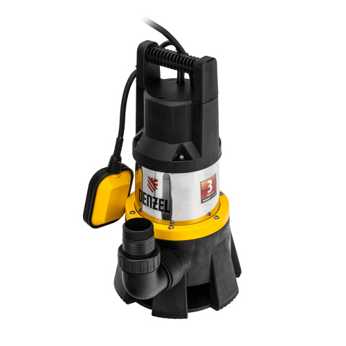 Дренажный насос DP1400X, 1400 Вт, подъем 11 м, 25000 л/ч Denzel по ценам производителя в Москве с доставкой по всей России