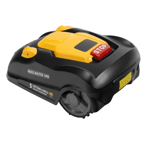 Робот-газонокосилка Grass Master 1000  1000м², 3Ач, 28V, LCD дисплей, Wi-Fi Denzel по ценам производителя в Москве с доставкой по всей России