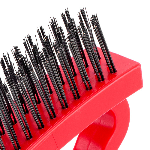 Щетка зачистная четырехрядная, плоская, пластиковая с рукояткой Matrix по ценам производителя в Москве с доставкой по всей России