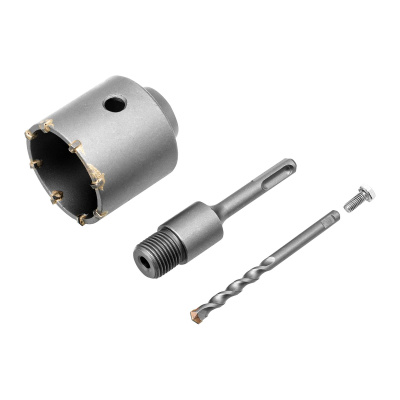 Коронка по бетону в сборе, М22 х 65 мм, SDS Plus Сибртех по ценам производителя в Москве с доставкой по всей России