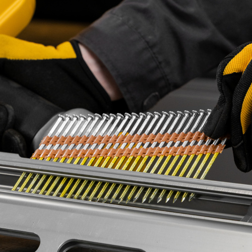 Гвозди для пнев. нейлера (оцинк.) длина - 90 мм, диам. - 3,05 мм, 2000 шт. Denzel по ценам производителя в Москве с доставкой по всей России