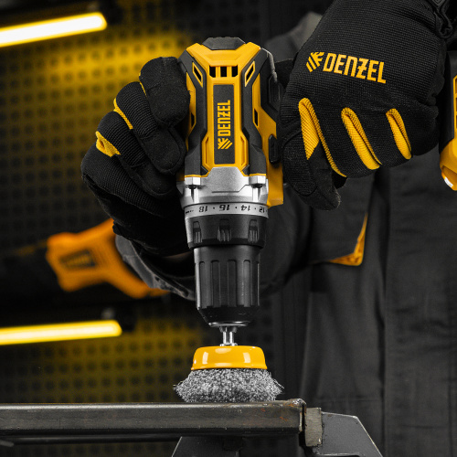 Щетка для дрели, 65 мм, Чашка, со шпилькой , нержавеющая витая проволока Denzel по ценам производителя в Москве с доставкой по всей России