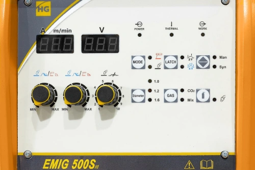 Сварочный полуавтомат HUGONG EMIG 500S III (открытый подающий) по ценам производителя в Москве с доставкой по всей России