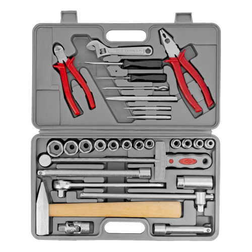 Набор слесарно-шоферского инструмента "Универсал-2", пластиковый бокс (НИЗ) по ценам производителя в Москве с доставкой по всей России