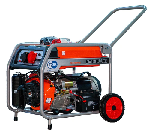 Генератор бензиновый 9,0 кВт 220В/380В с электростартером TOR KM13000HE по ценам производителя в Москве с доставкой по всей России