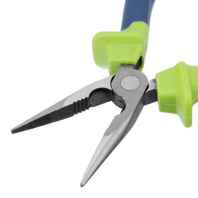 Длинногубцы прямые, 160 мм, двухкомпонентные рукоятки Сибртех по ценам производителя в Москве с доставкой по всей России