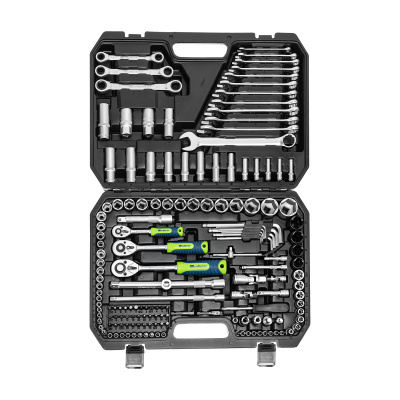 Набор инструментов, 1/2", 3/8", 1/4", пластиковый кейс 160 предм. Сибртех по ценам производителя в Москве с доставкой по всей России