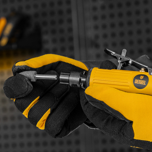 Пневмошлифмашина прямая PGS25000, 25000 об/мин, 10 шлиф. камней, цанга - 3, 6 мм, 113 л/мин Denzel по ценам производителя в Москве с доставкой по всей России