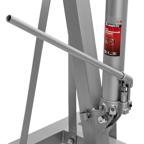 Кран гидравлический, 2 т, H подъема 25-2200 мм, складной (комплект из 2 частей) Matrix по ценам производителя в Москве с доставкой по всей России