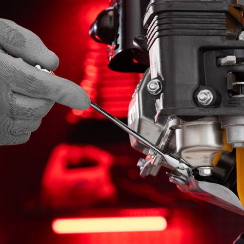 Ключ комбинированный трещоточный, 10 мм, CrV, зеркальный хром Matrix Professional по ценам производителя в Москве с доставкой по всей России